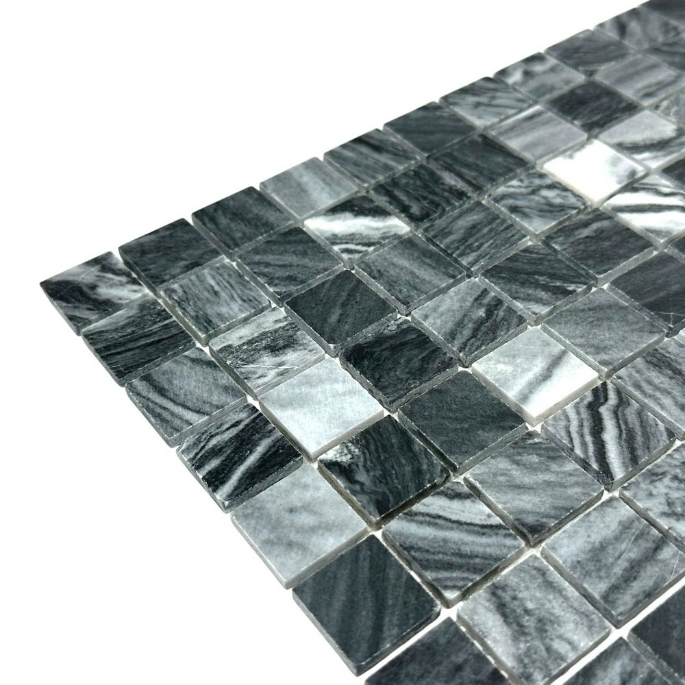 Мозаика SMOKE GREY POL 23x23 серия Marble Stone