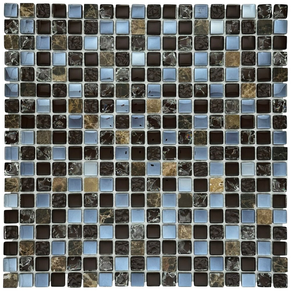 Мозаика STELLAR DARK серия Glass-M