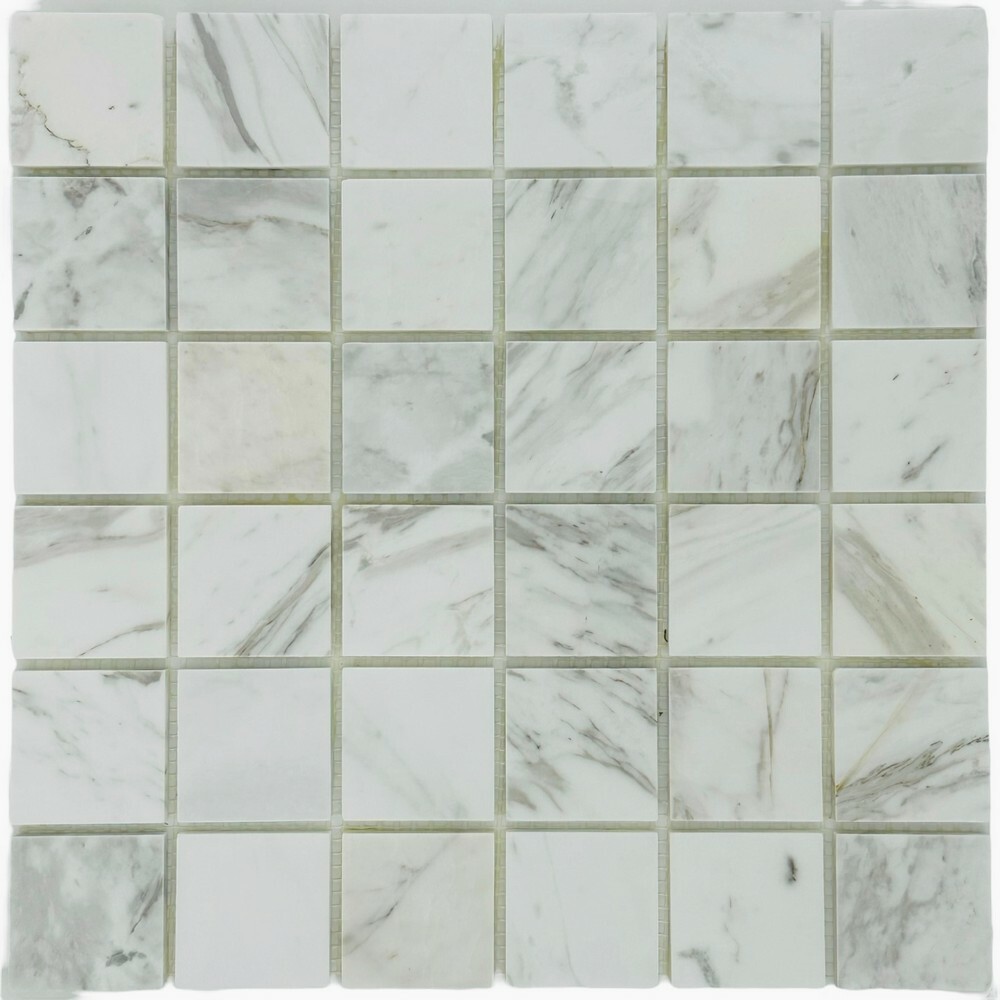 Мозаика VOLAKAS WHITE MAT 48x48 серия Marble Stone