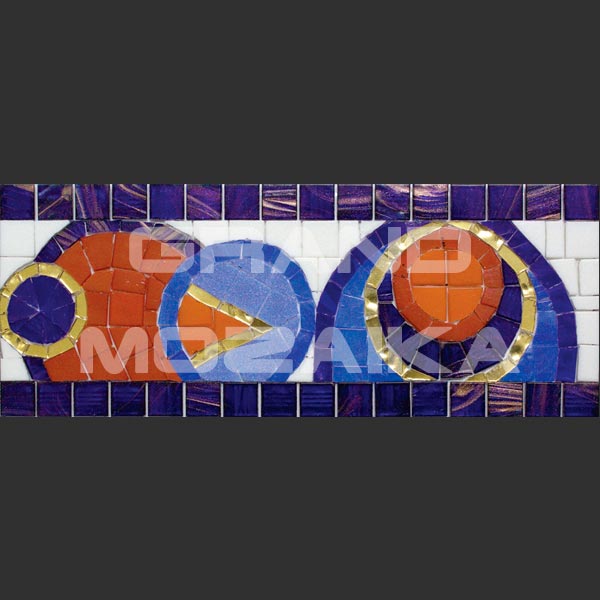 Бордюр мозаичный BC520* серия Бордюры художественные